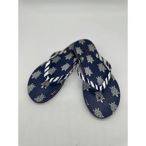 Vera Bradley Flip Flops for Women Between Toes Flops Sz 7-8 Turtles Pattern
